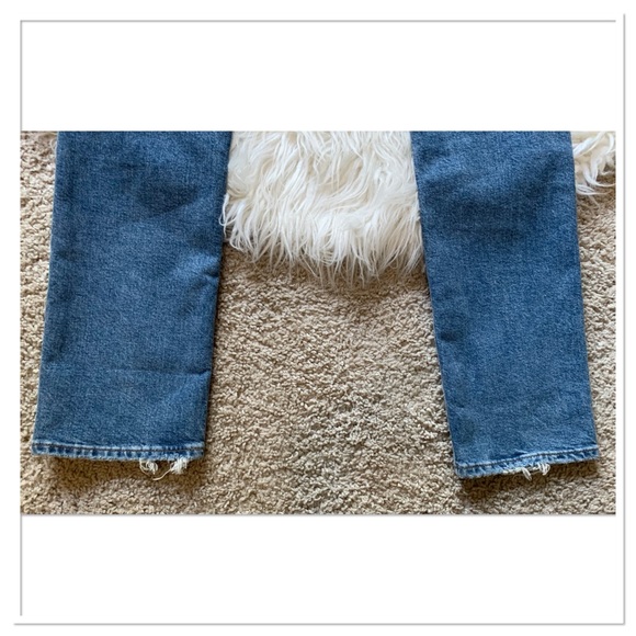 Agolde Lyle Low Rise Slim Low Stretch Jeans Blue 29 - Picture 9 of 11